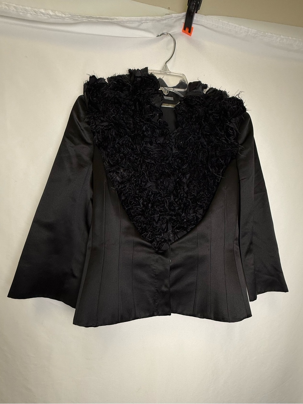 Alexander McQueen 2007 Vintage Rosette Jacket black sz 40 (US sz 4-6)